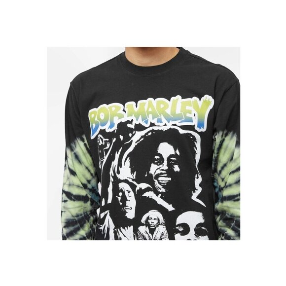 MARKET x Bob Marley Long Sleeve Punk T-Shirt in Tie Dye S NWT - Picture 5 of 5